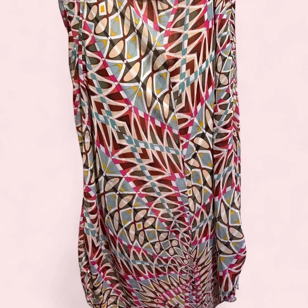 Chenault Multicolor Geometric Skirt